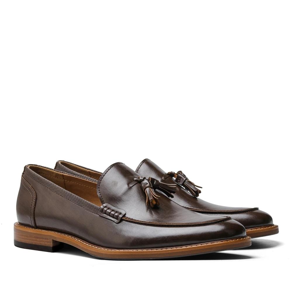 Chaussures d'été pour hommes, respirantes, à la mode, confortables, en cuir