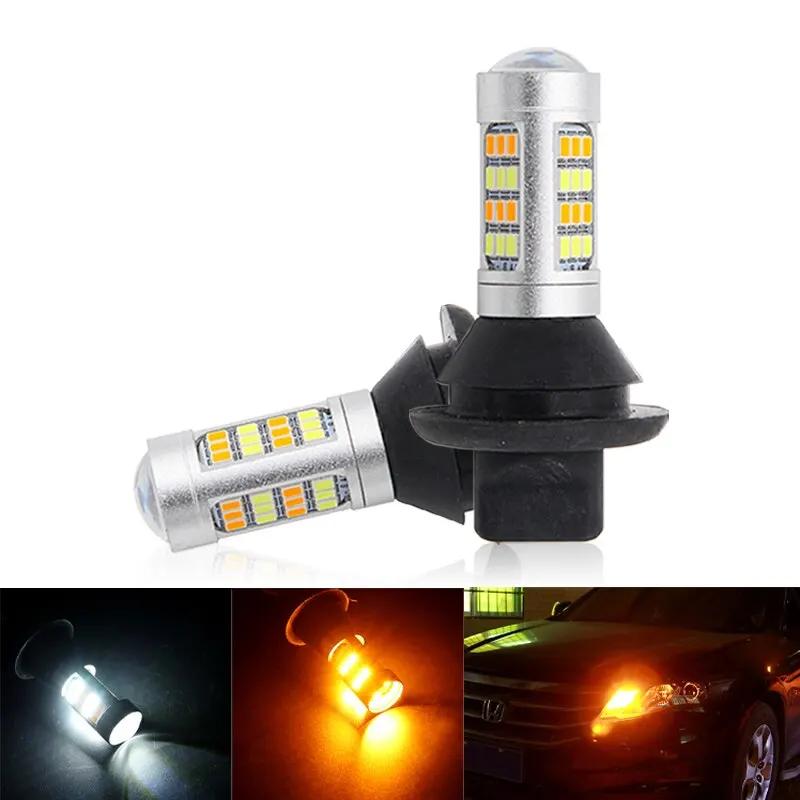 T20 W21W WY21W 7440 BA15S BAU15S 1156 voiture LED 42LED 2835 DRL Auto feux de jour antibrouillard