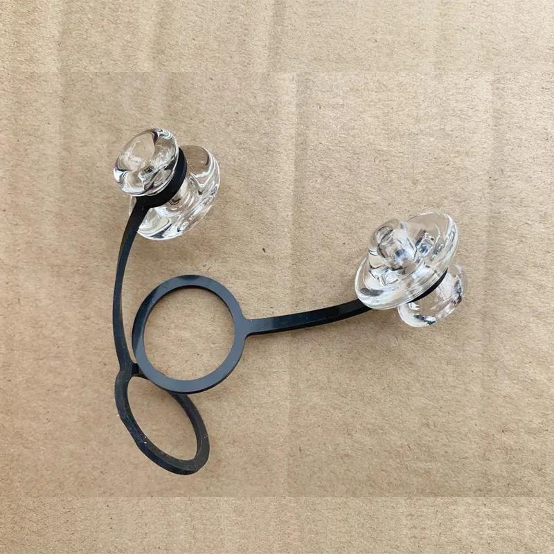 Bouchon de chambre Dabcool W2, accessoires en verre, 2 pièces/lot