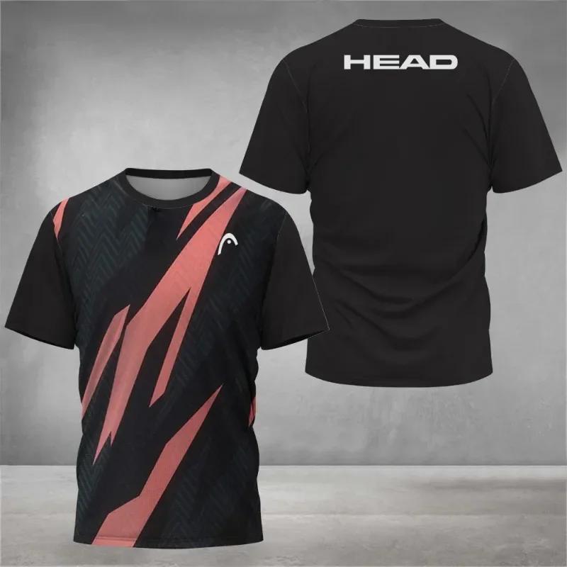 Nouveau T-shirt respirant pour homme 2026 – Maillot de badminton et tennis de table d'extérieur à co