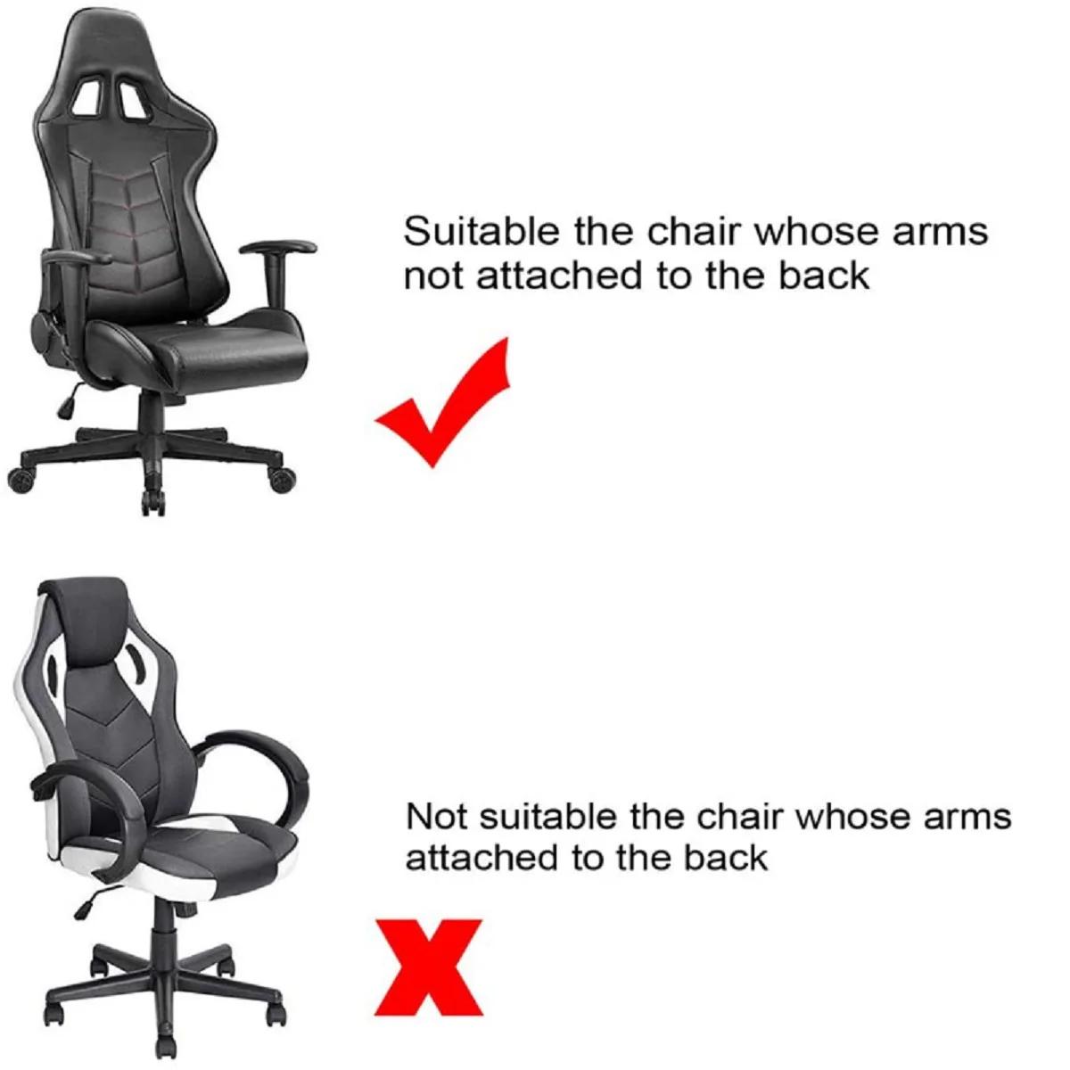 Housse de protection épaisse en Jacquard pour chaise de jeu d'ordinateur de bureau, extensible et in