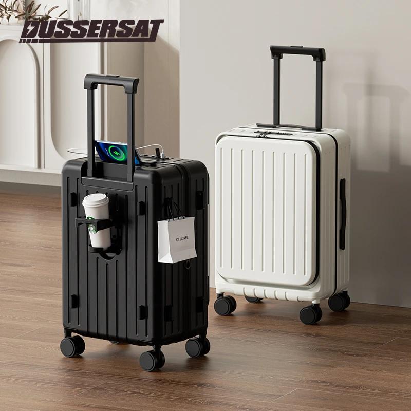 Nouvelle valise ouverte avant cabane boîtier de chariot 20/24/26 pouces cadre de haute qualité valis
