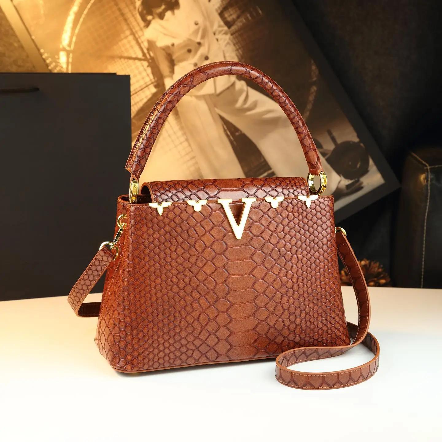 Sac à langer vintage chic pour femme, sac bandoulière élégant, sac fourre-tout de luxe de créateur, 