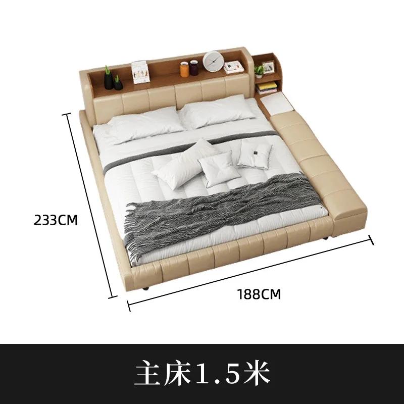 Têtes de lit Double imperméable minimaliste multifonctionnel lit de luxe tables de chevet japonais M