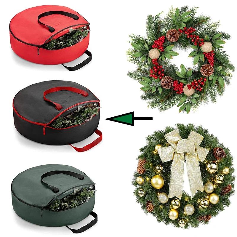 Sac d'arbre de noël pliable, sac de noël en tissu Oxford 210D, idées Solution de stockage d'arbre de