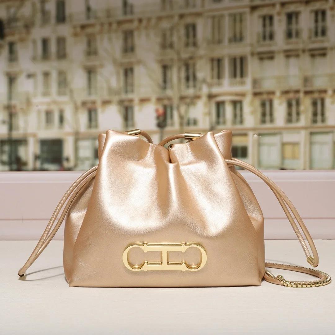 Sac seau tendance CH Fashion avec lettres, sac à bandoulière décontracté pour trajets quotidiens, sa