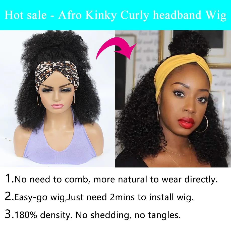 MYLOCKcloser-Perruque afro brésilienne crépue bouclée pour femme, 200% cheveux de haute densité, che