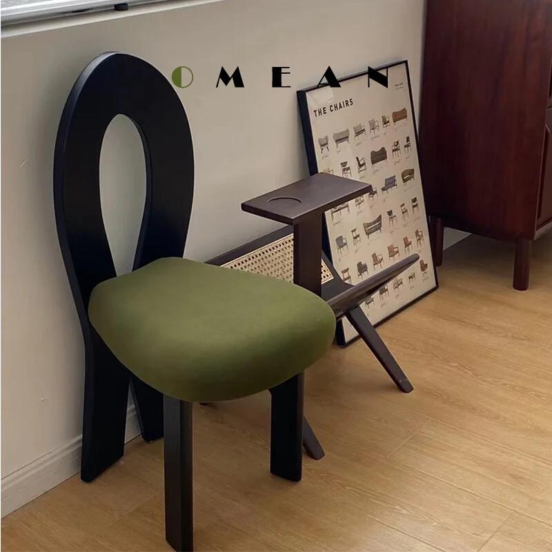 Design Restaurant salle à manger chaise noir français rétro chambre salle à manger chaise cuisine sa
