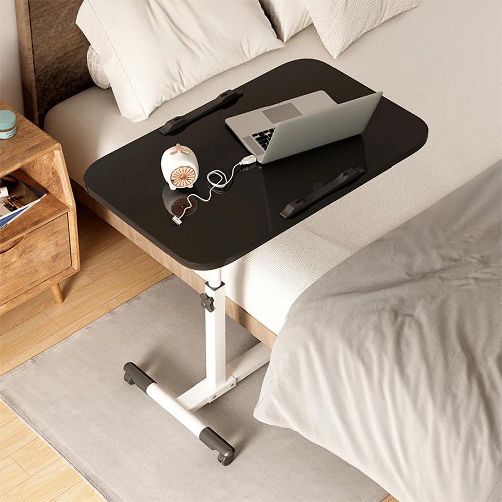 Table de chevet réglable en hauteur au-dessus du lit, Table de chevet d'hôpital avec bureau inclinab