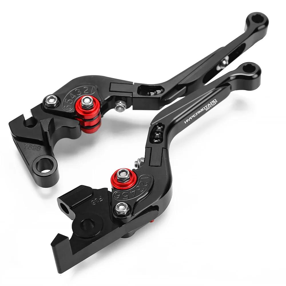 Leviers de frein à main et d'embrayage réglables, pliables et extensibles, pour moto DUCATI HYPERMOT