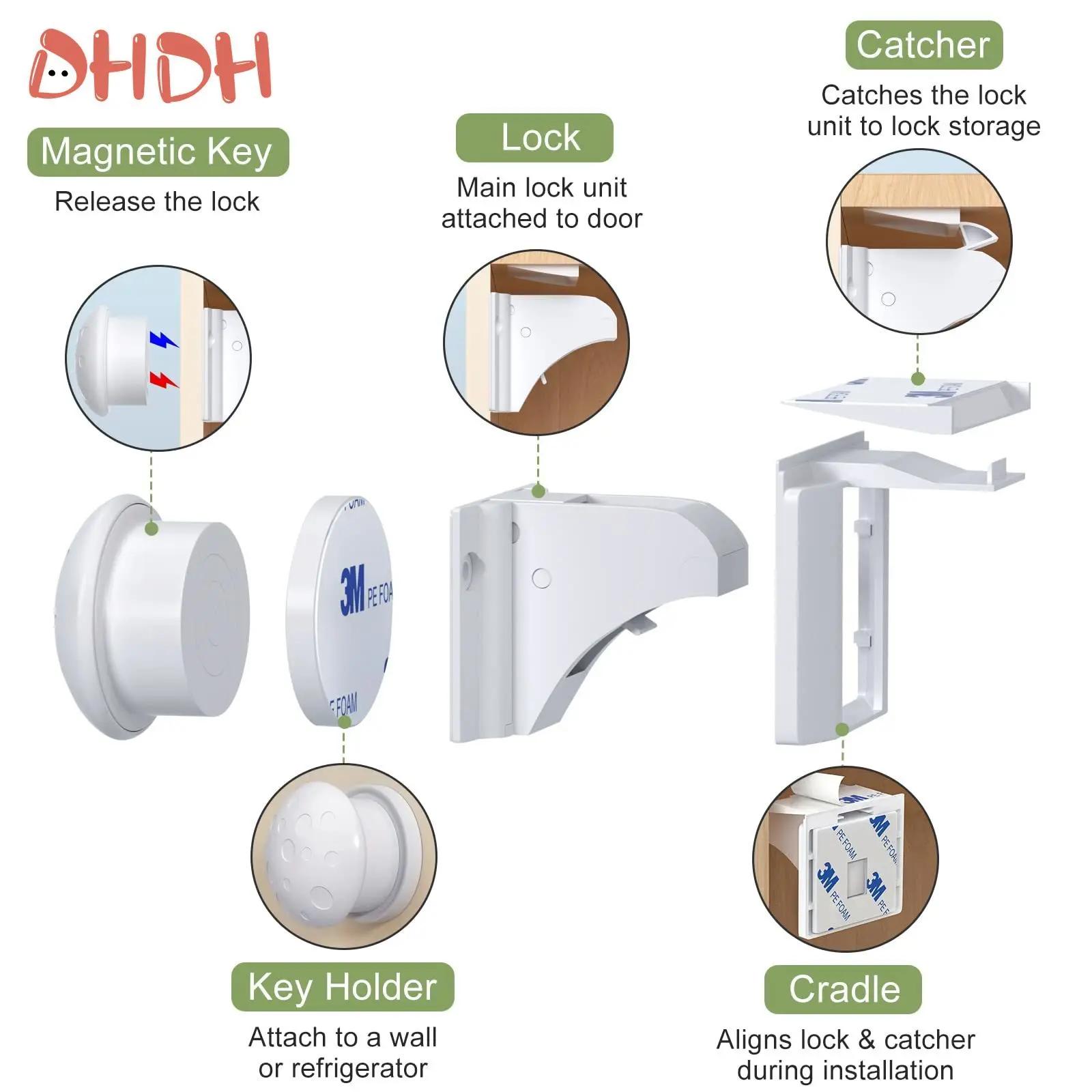Serrure de sécurité magnétique pour bébé, nouveau Style, serrures d'armoire, accessoires de sécurité