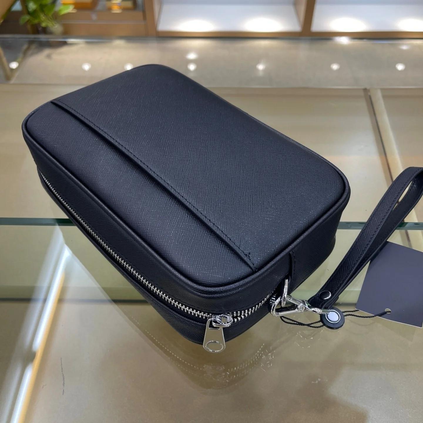 Sacs pour hommes de marque de luxe 2101-5, sacs à main en cuir faits à la main, motif signature espa