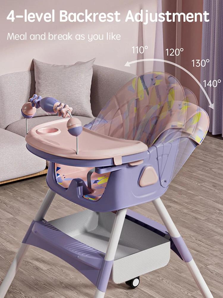 PANGDUBE Siège bébé chaise de repas pour tout-petits chaise haute pour dîner chaise d'alimentation p