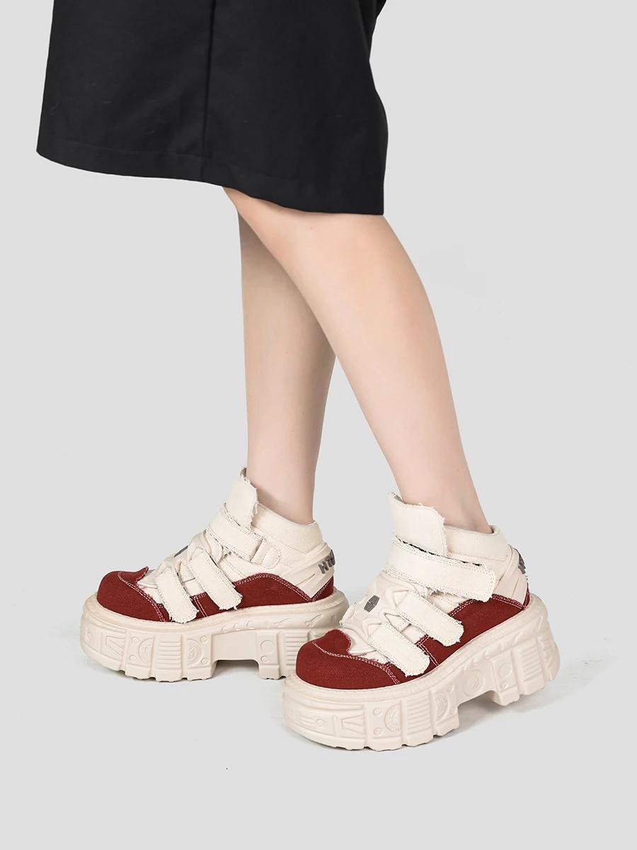 2026 gothique cheville Rock bottes nouveau Style Punk femmes chaussures à lacets talon hauteur 6CM p