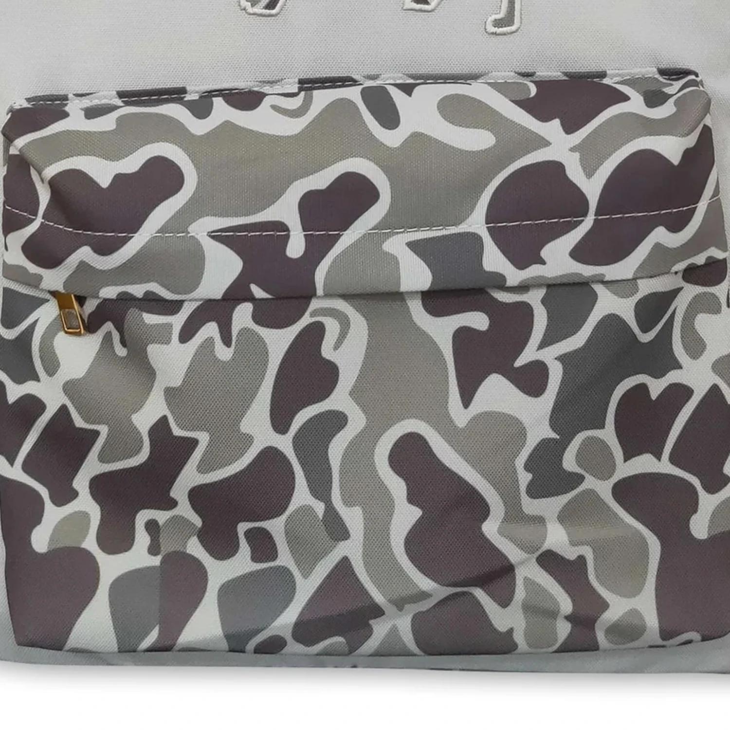 Sac à dos camouflage pour enfants et garçons, idéal pour la chasse au chien, avec fermeture éclair