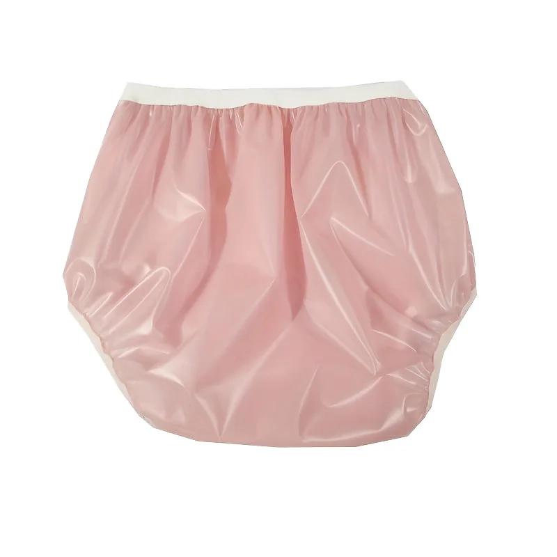 Culotte réutilisable en plastique pour bébé et adulte, couvre-couche, culotte