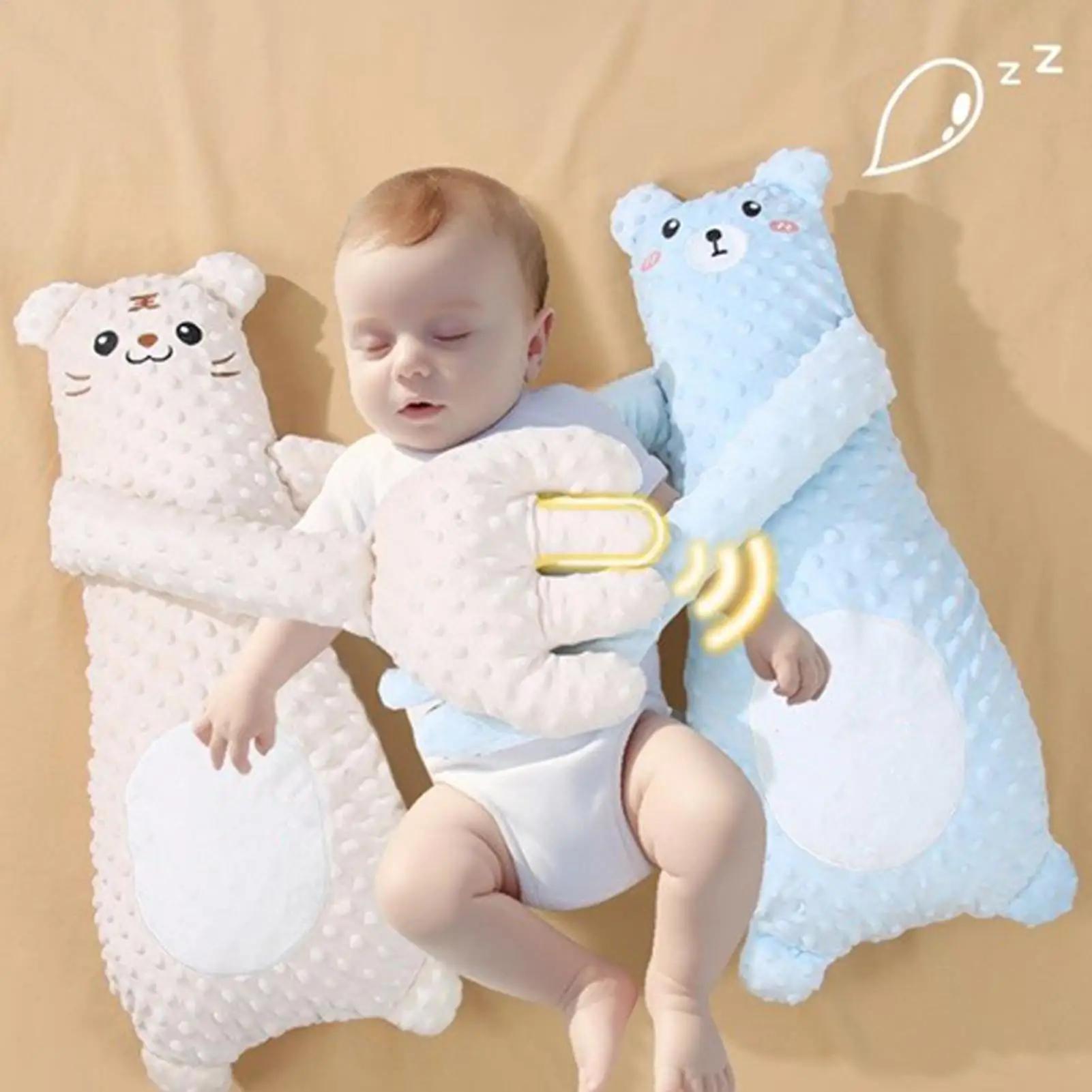 Oreiller électrique pour bébé, avec paume apaisante, télécommande, oreiller pour les mains, poupée a