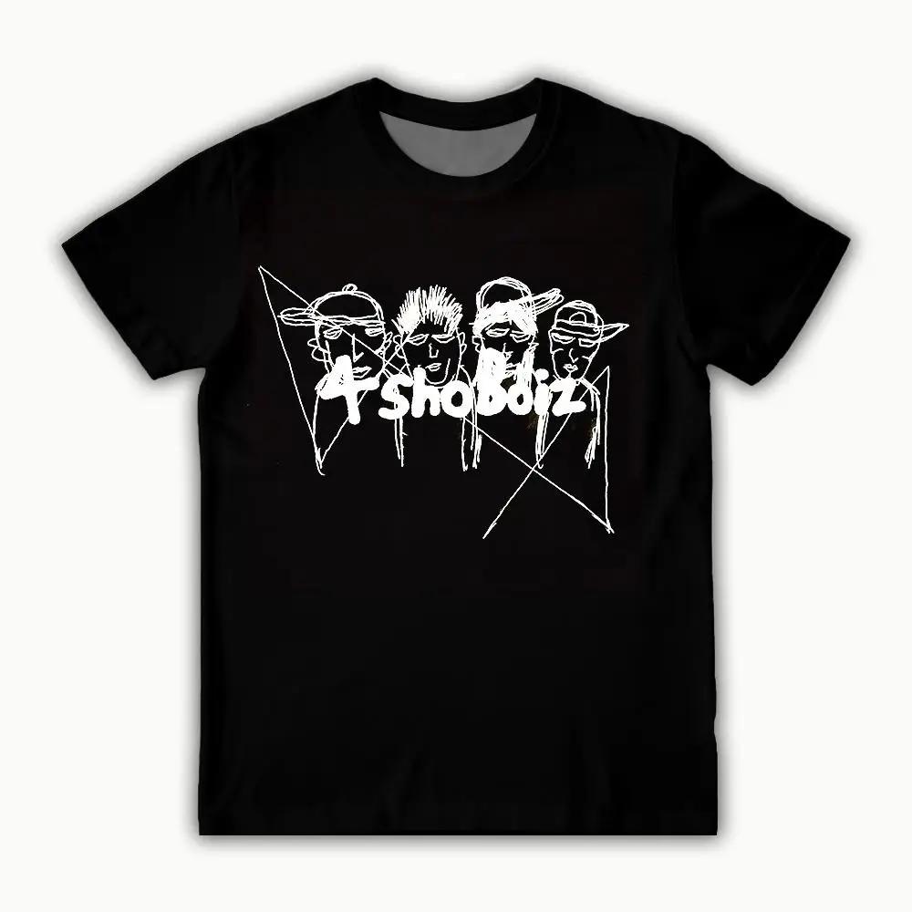 Nouveau T-shirt LNGSHOT Kpop Jay Park 2026 – Style Urbain Estival, Manches Courtes, Tendance Hip Hop