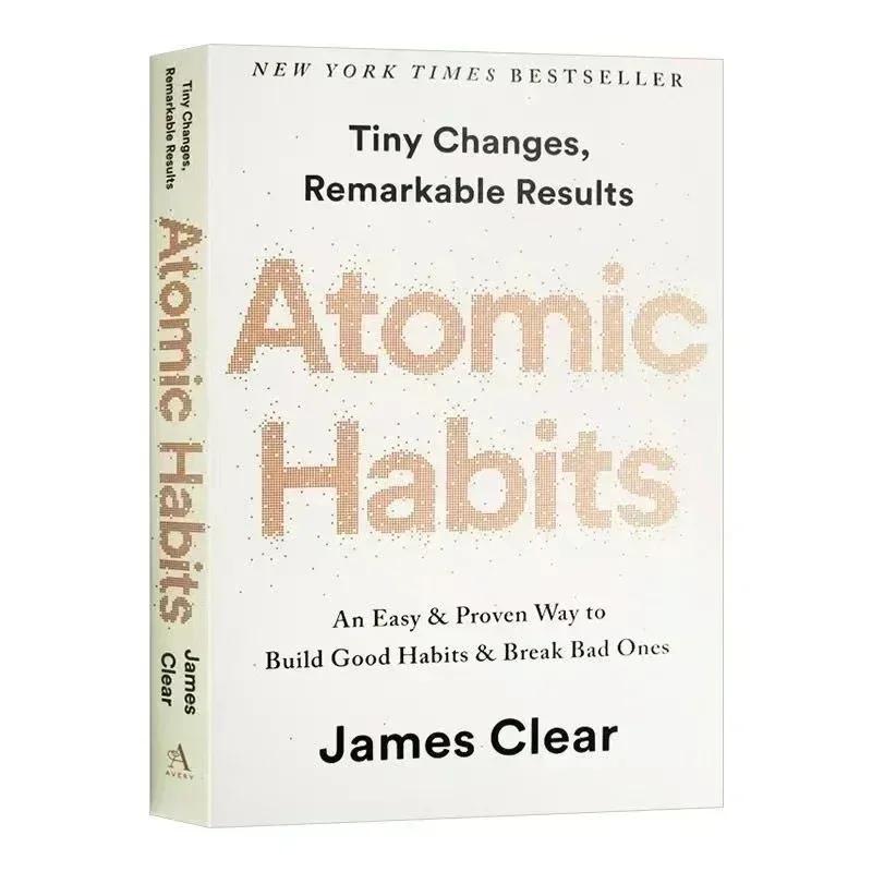 Habitudes atomiques par James Clear English Brochure Facile Moyenne prouvée pour construire des bonn