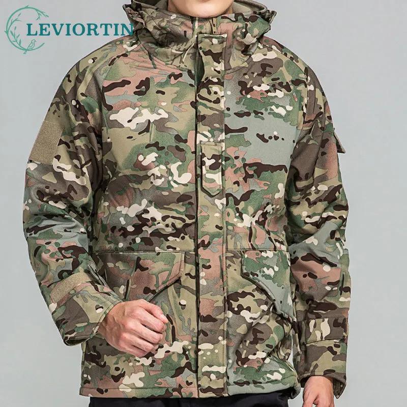 CamSolomon-Veste à capuche imperméable pour homme, manteau en peau de requin, coupe-vent chaud, exté