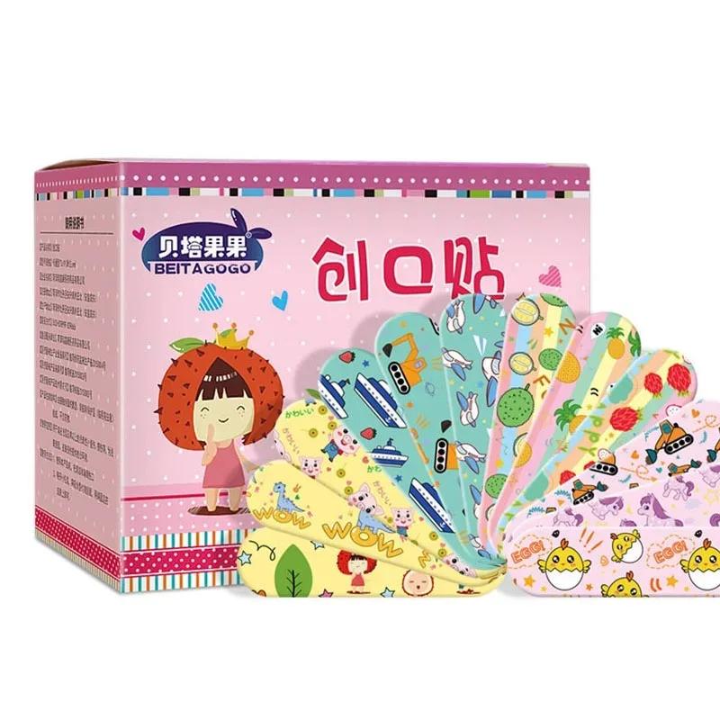 10-240pc motif de bande dessinée étanche hémostase bande d'aide autocollants pour enfants pansement 