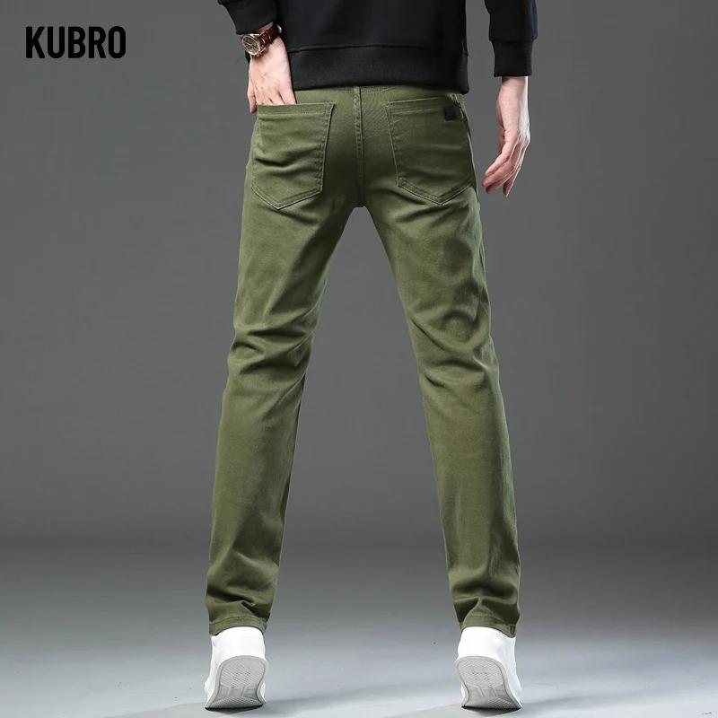 Mode ample droite affaires décontracté Stretch Denim pantalon homme marque pantalon 3 couleurs grand