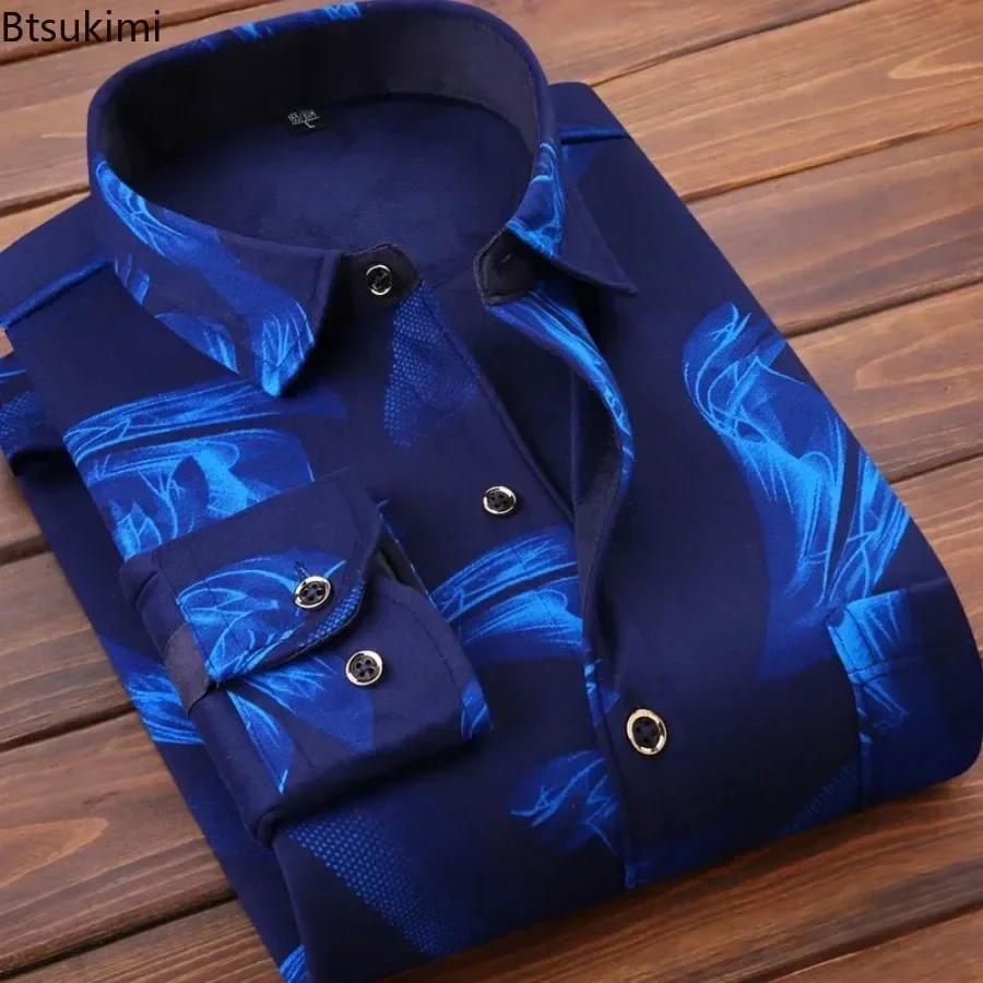 2025 hommes hiver chaud à manches longues chemises à carreaux flanelle fourrure doublé épais chemise