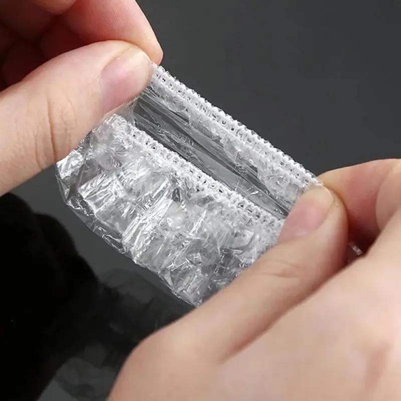 Cache-oreilles jetables pour Salon de coiffure, 100/200 pièces, couverture d'oreille transparente, P
