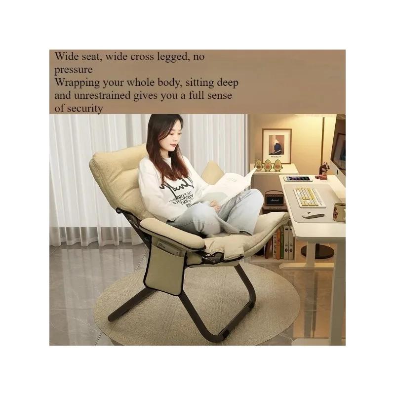 Chaise inclinable pliante pour dortoir d'étudiants, chaise d'ordinateur, chambre à coucher, petit ca