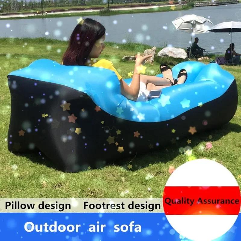 OTAUTAU-Canapé Gonflable Portable, Matelas Paresseux, Canapé Extérieur, Pique-Nique, Camping, Plage,