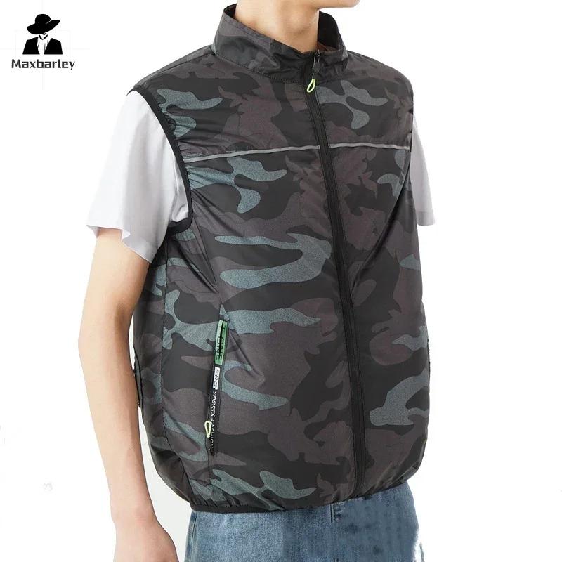 Veste de refroidissement en fibre de bois pour vêtements d'extérieur, glaçure d'été cool, portable, 