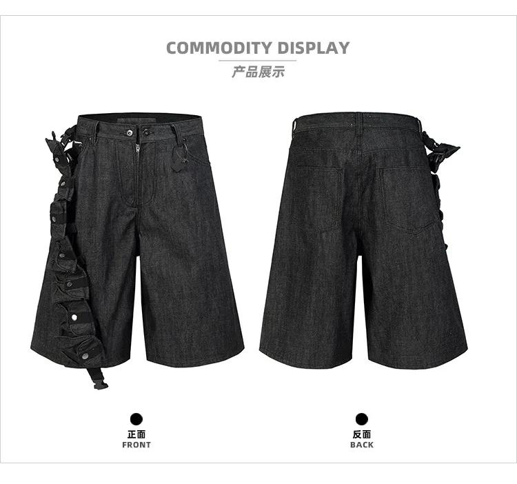 MIJKO – short original unisexe, jean tactique multifonctionnel, vêtements d'extérieur fonctionnels, 
