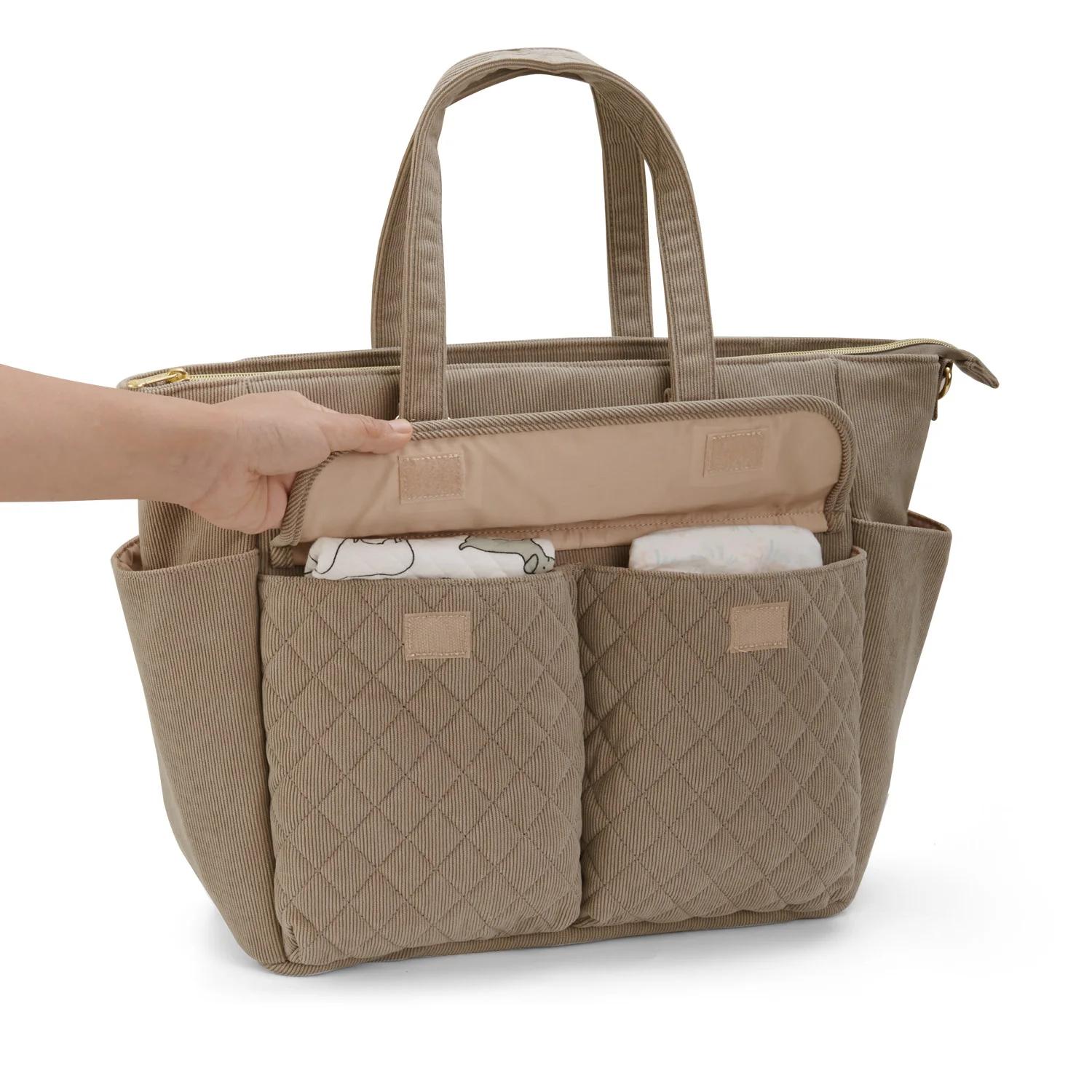 Sac à couches Sunveno avec matelas à langer, sac à couches de grande capacité pour maman nouveau-né,