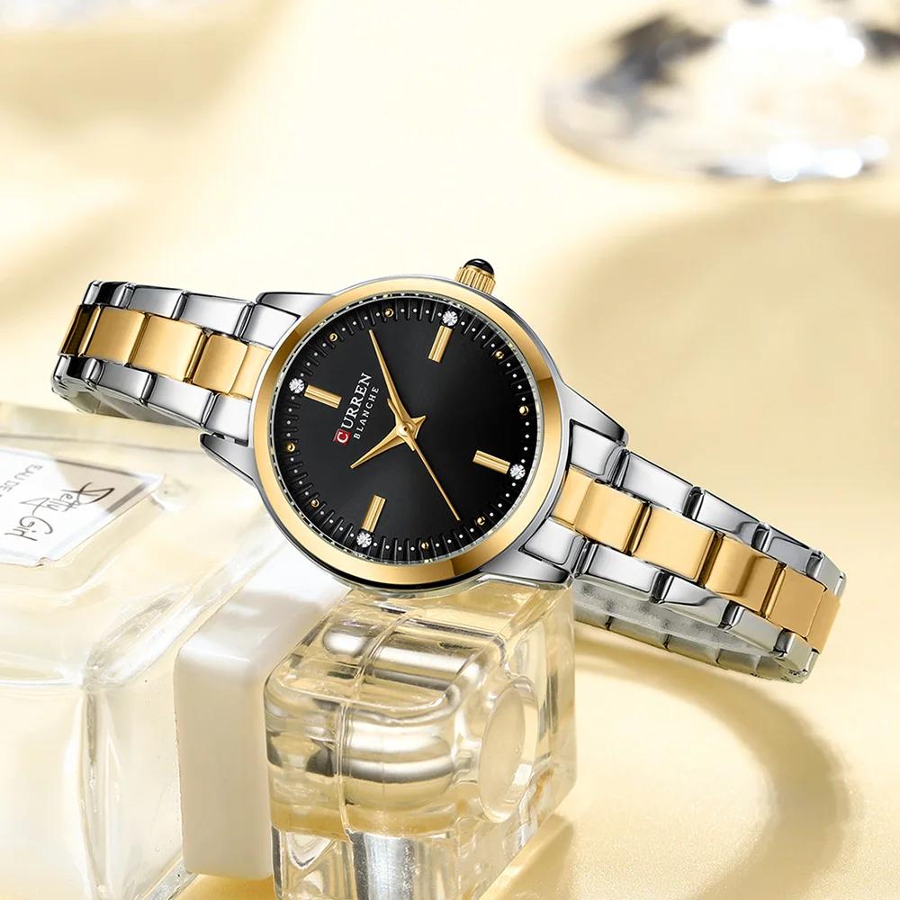 CURREN montres pour femmes mode originale montre-bracelet à Quartz pour dames cadran romain diamant 