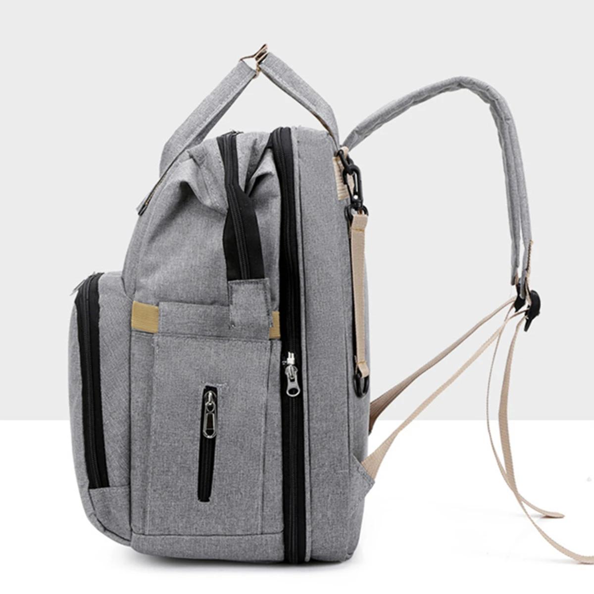 Sac de maman pliant léger portable lit de berceau pliant sac à dos de bébé de grande capacité sac de