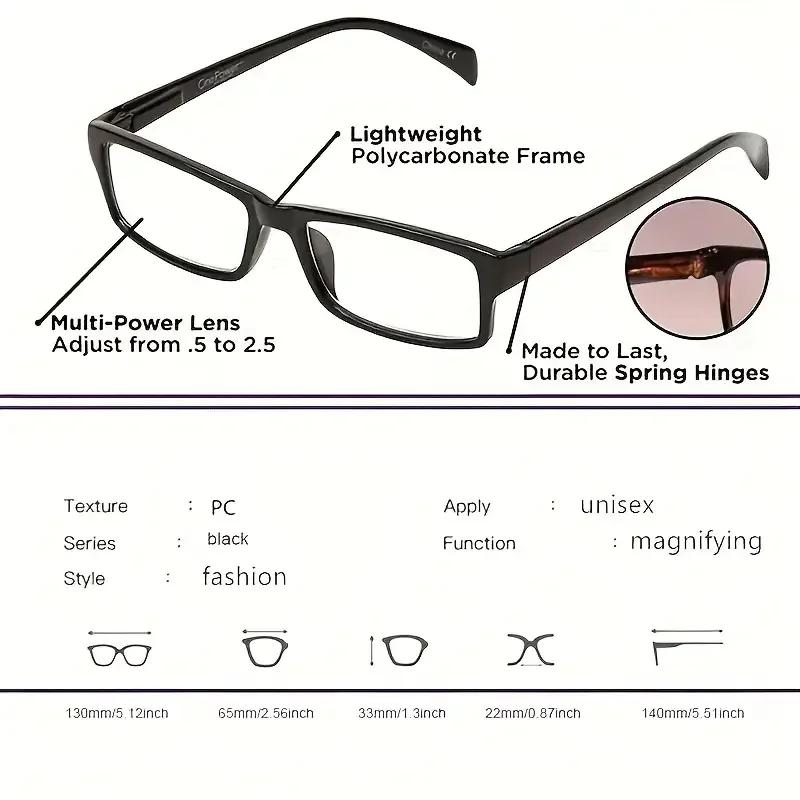 Lunettes de lecture multifocales pour hommes et femmes, réglage automatique, lunettes bifocales pour