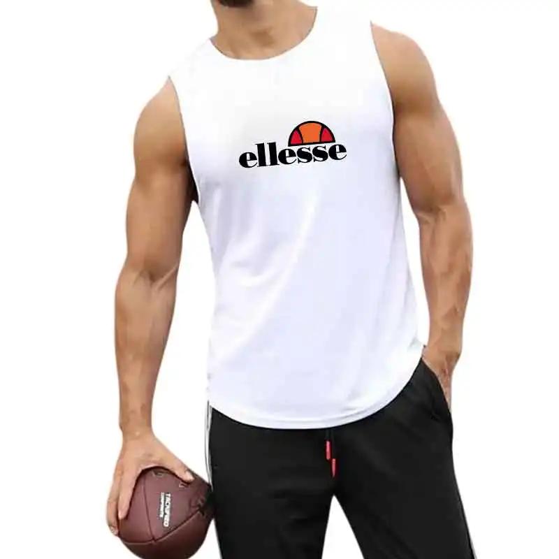 Gilet de sport sans manches pour hommes, camisole ample pour la course, l'entraînement, le basketbal