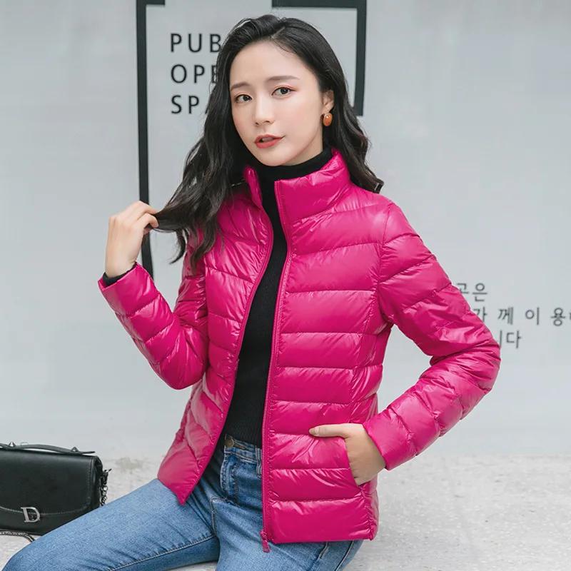 Doudoune Pliable Ultra Légère pour Femme, Doudoune Courte, Chaude, Coréenne, Slim Fit, 5XL, Combinai