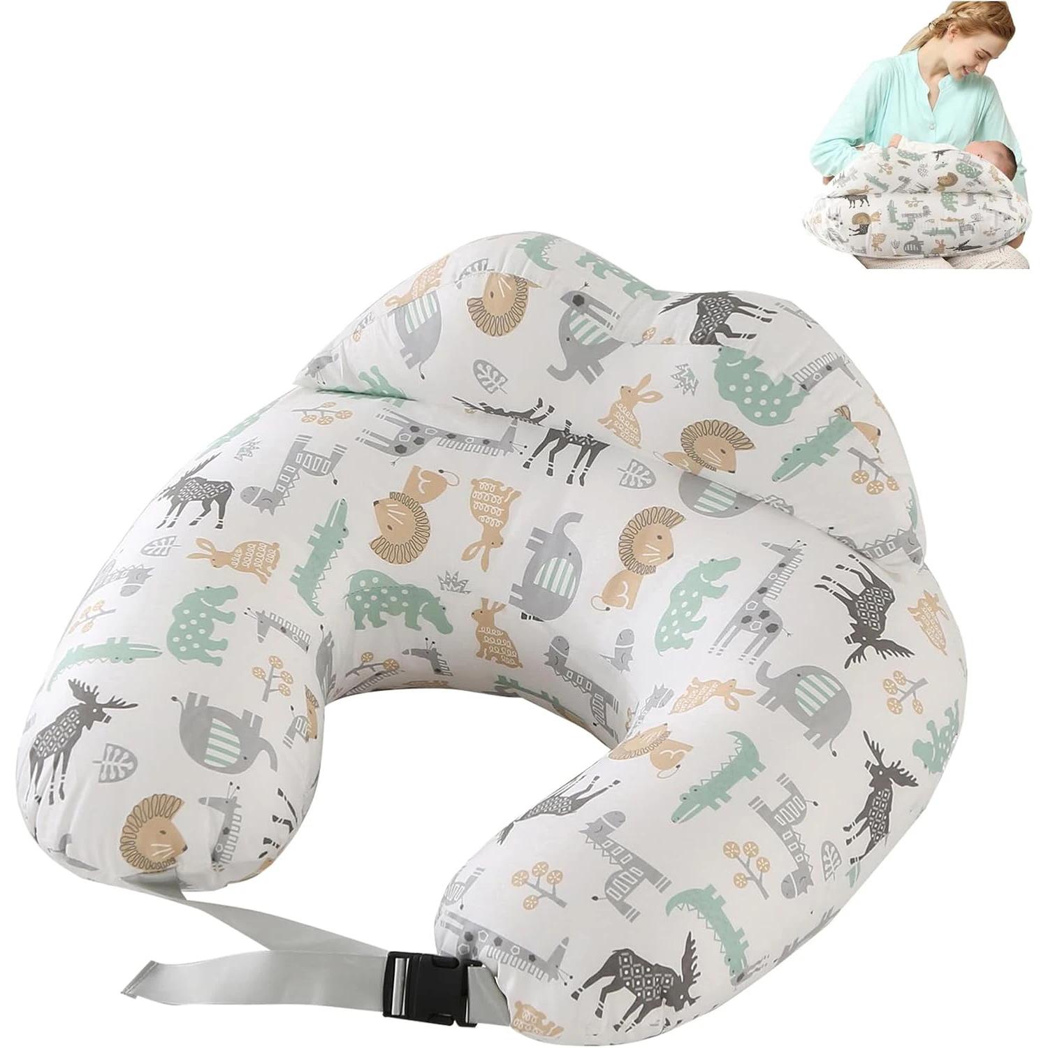 Oreiller d'allaitement premium multifonctionnel, oreillers d'allaitement pour bébé, amovibles et lav