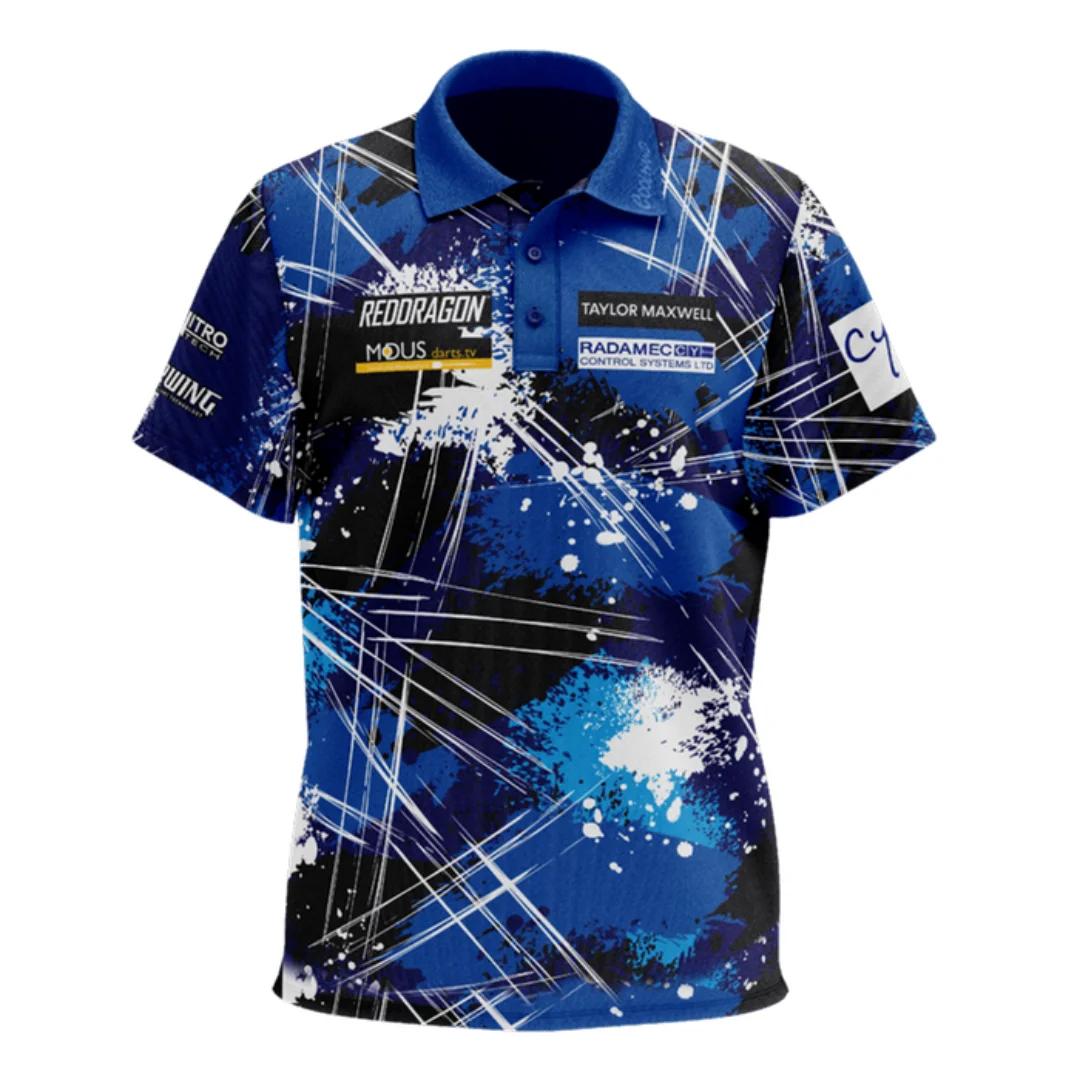 Polo Red Dragon Luke Humphries World Champion Tour - Dartshirt Sports Dry Quickly T-shirt pour homme