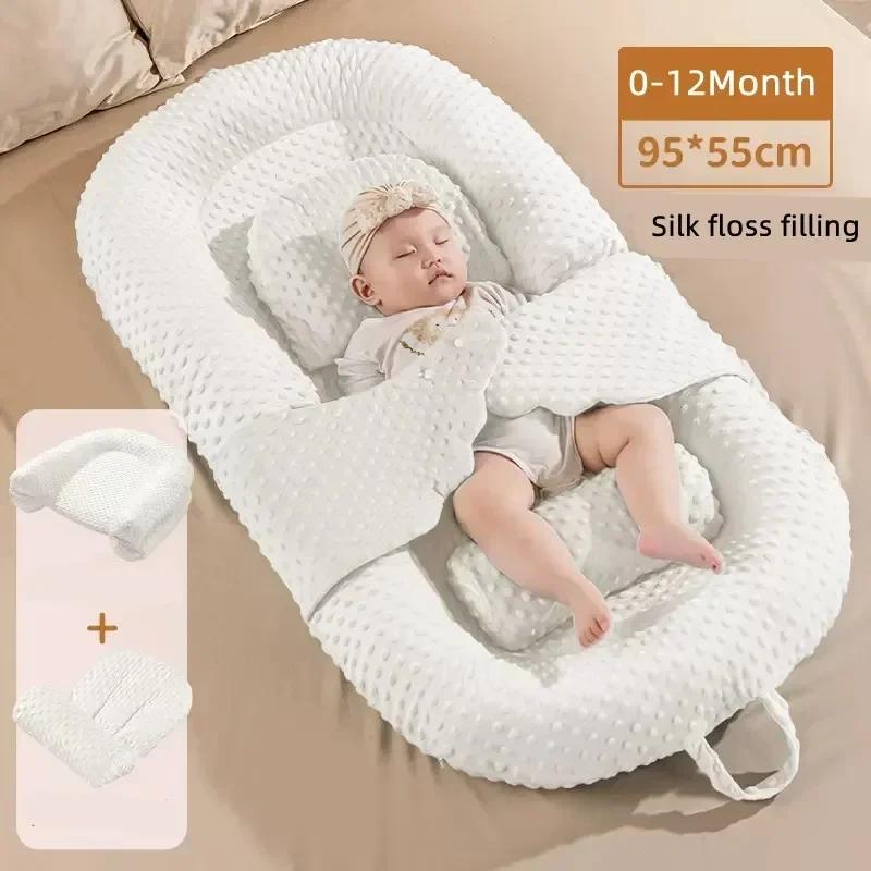 Oreillers pour bébé de 0 à 12 mois, berceau pour nouveau-né, coussinets de pente portables, oreiller