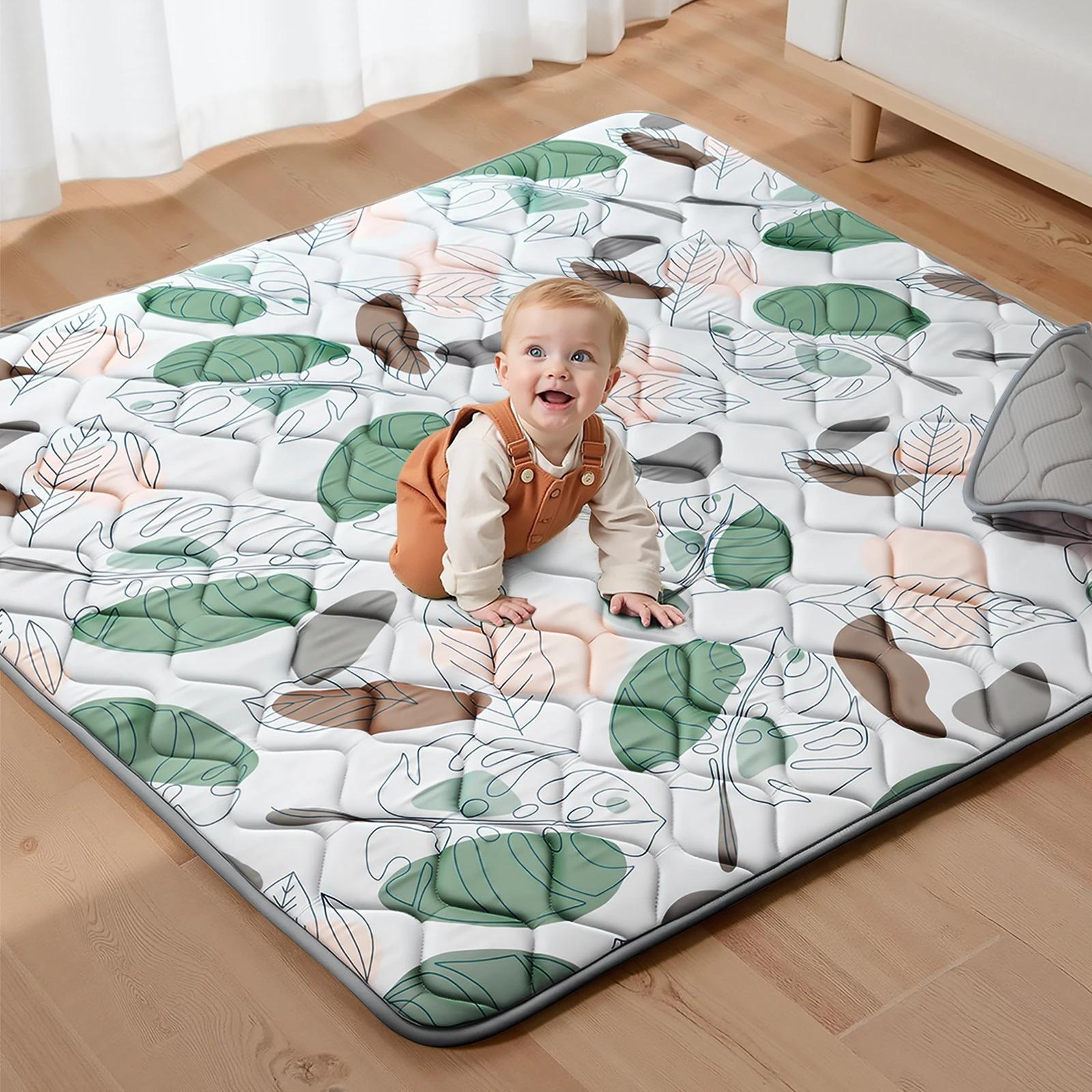 Tapis de jeu pour bébé, tapis d'éveil pour parc de jeu, tapis de jeu en mousse épaisse pour bébés et