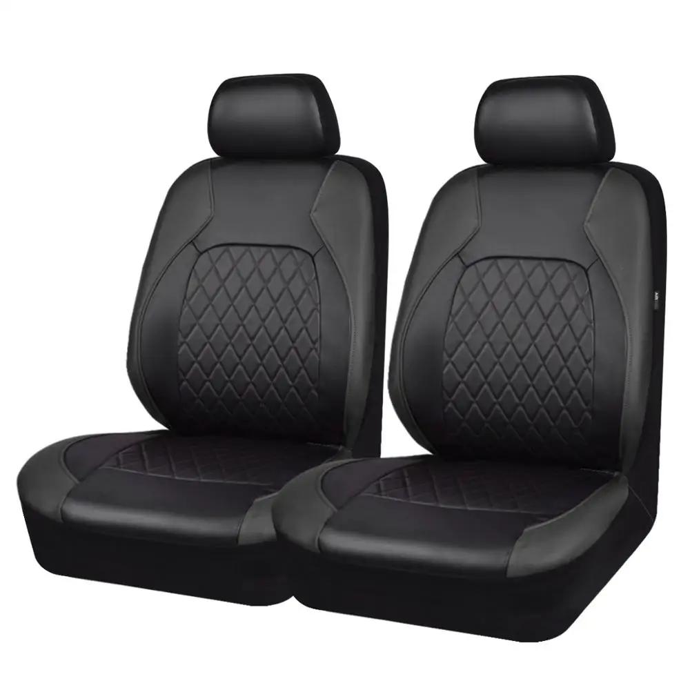Ensemble universel de housses de siège de voiture en cuir PU, coussin de véhicule entièrement entour