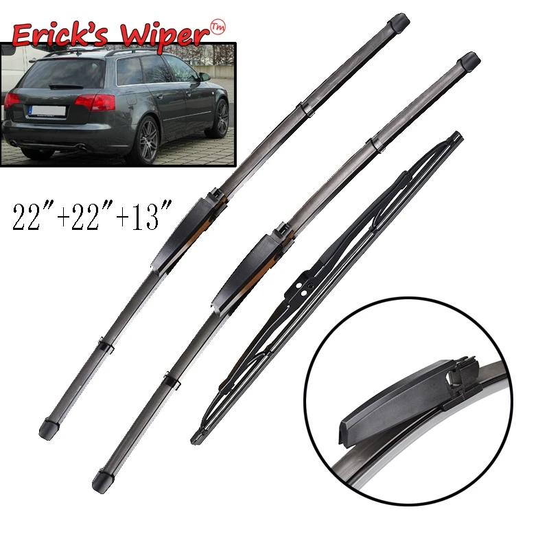 Erick's – jeu de balais d'essuie-glace avant et arrière LHD, pour Audi A4 B6 B7 Avant 2004 – 2008, p