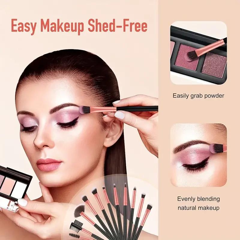 Professiona 14 pièces ensemble de pinceaux de maquillage fond de teint doux moelleux Blush poudre fa