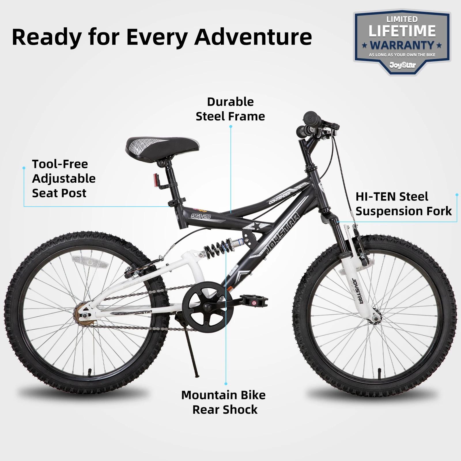 JOYSTAR Vélo pour enfants de 20 pouces pour enfants âgés de 5 à 13 ans, vélo de montagne pour enfant