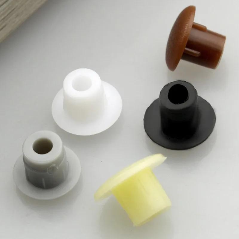 Bouchon à trou en plastique pour embellissement de meubles, 200 pièces, bouchon en caoutchouc, acces
