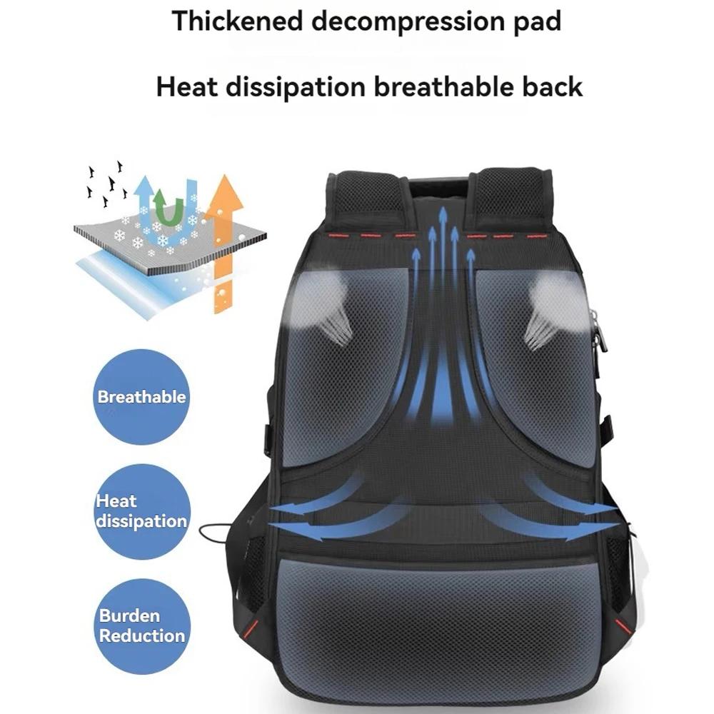 Sac à dos de voyage extensible pour ordinateur portable de grande capacité 60L, grand sac à dos d'af