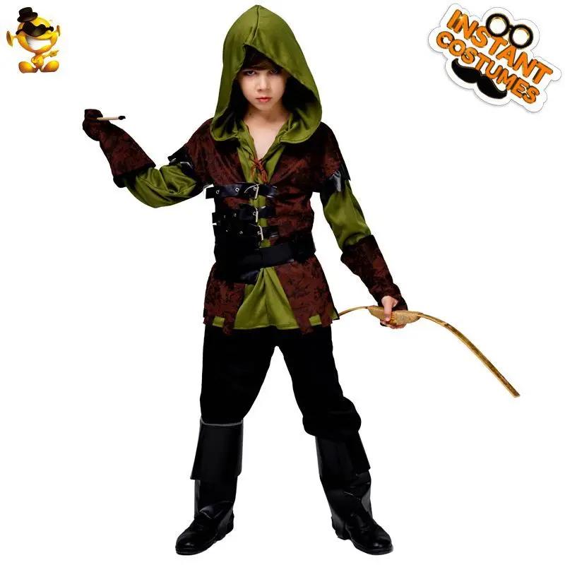 Costume de chasseur pour garçons, tenue de chasseur pour fête de carnaval, jeu de rôle, déguisement