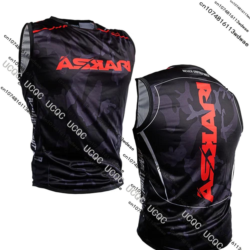 Nouveau Maillot de Boxe et de Lutte Askari 2026 pour Hommes – T-shirt de Combat, Sport, Fitness, Séc